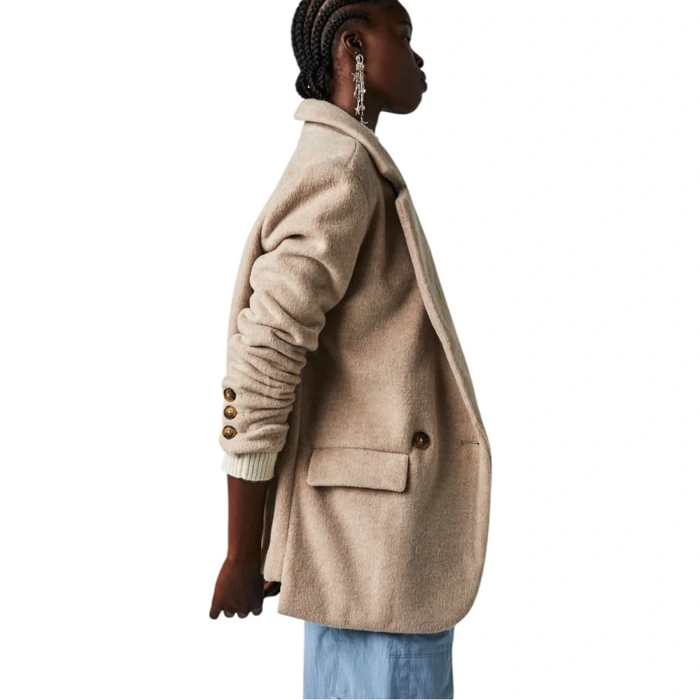 Free People Solid Mari Blazer S - Picture 2 of 7